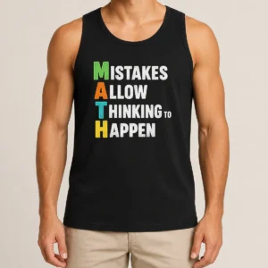 Top Hot Math Allow Thinking To Happen Geek Tank Top